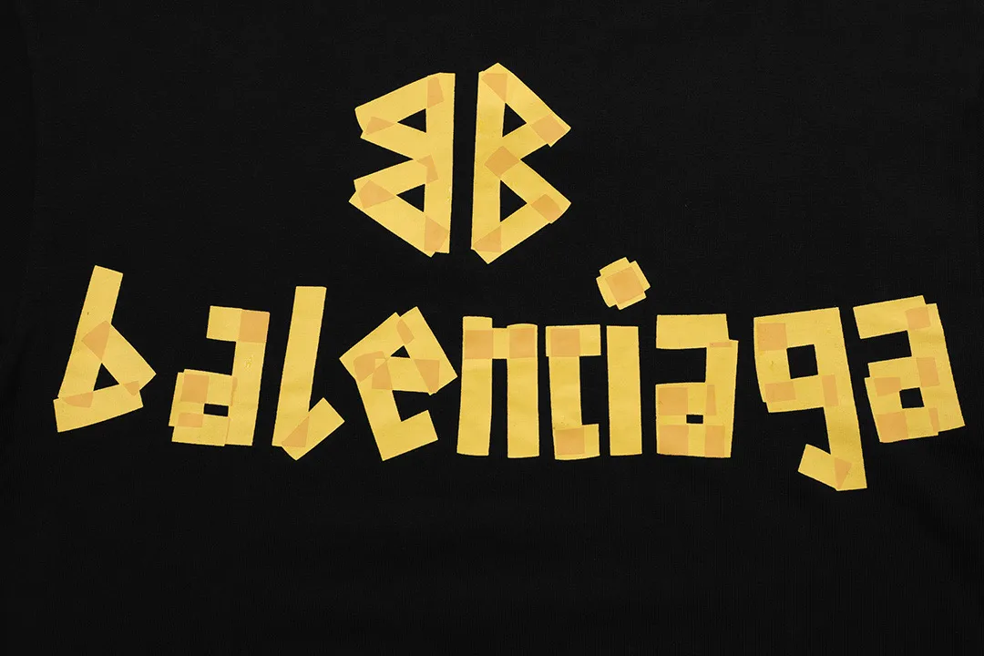 Balenciaga 2026New Arrival logo Same Style t · 260 100％ · 32 · ：Black Size：XS S M L